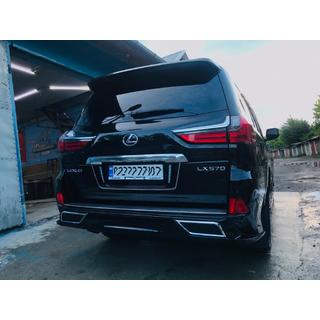 Abdeckung für Heckstoßstangenkante (2016+, 2 Stk) Lexus LX570/450d 2008-2022 Foto 3