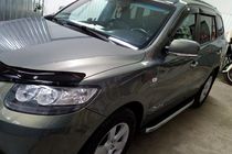 Hyundai Santa Fe 2 2006-2012 Seitenschweller Fullmond (2 Stk, Alu) Foto 8