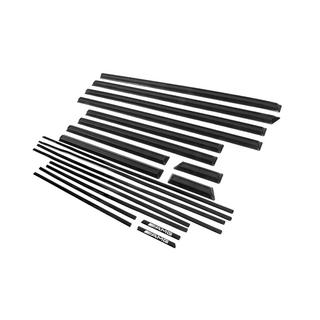 Schwarze Türschutzleisten vormontiert (Design 2019) Foto 4