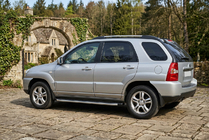 Kia Sportage 2004-2010 Seitenschweller Fullmond (2 Stk, Alu) Foto 1