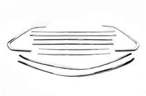 Volkswagen Tiguan 2016-2023 Komplette Fensterumrandung Edelstahl (10-tlg) Foto 1