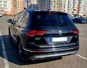 Volkswagen Tiguan 2016-2023 Heckstoßstangenabdeckung Edelstahl (Carmos) Foto 2