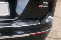 Volkswagen Tiguan 2016-2023 Heckstoßstangenabdeckung Edelstahl (Carmos) Foto 6