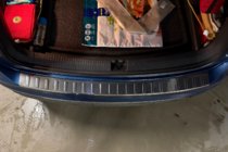 Volkswagen Tiguan 2016-2023 Heckstoßstangenabdeckung Edelstahl (Carmos) Foto 7