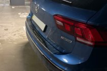Volkswagen Tiguan 2016-2023 Heckstoßstangenabdeckung Edelstahl (Carmos) Foto 10