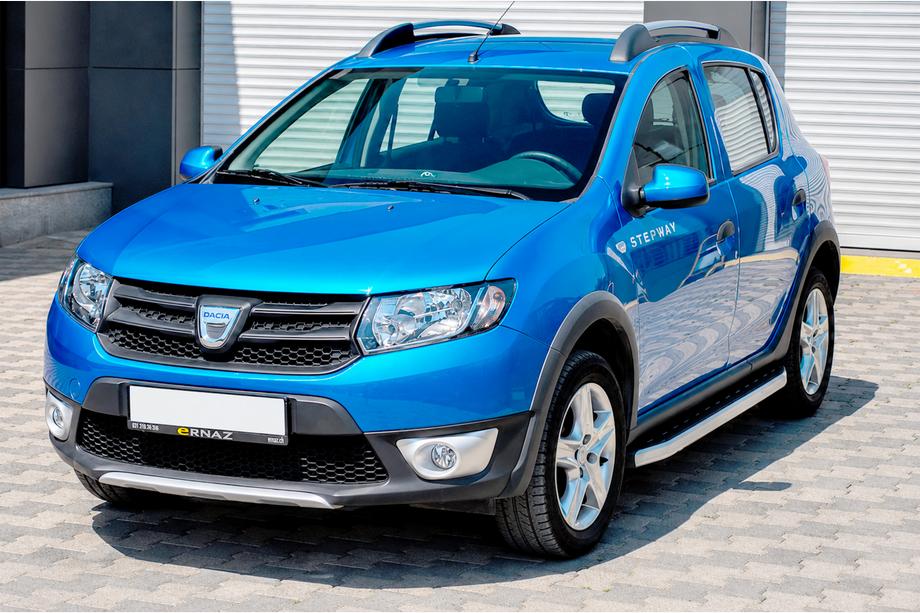 Dacia Sandero 2013-2020 Seitenschweller Fullmond (2 Stk., Aluminium) Image