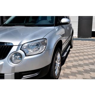 Trittbretter Allmond Grey (2 Stk., Alu) Skoda Yeti 2009-2017 Foto 1
