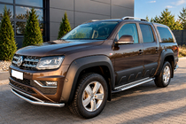 Volkswagen Amarok 2010-2022 Trittbretter Allmond Grey (2 Stk., Alu) Foto 2