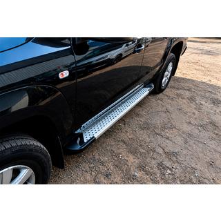 Trittbretter Allmond Grey (2 Stk., Alu) Volkswagen Amarok 2010-2022 Foto 1