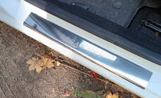 Renault Logan MCV 2013-2022 Einstiegsleisten Carmos V1 (4 Stk, Edelstahl) Foto 1