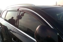 Audi Q7 2005-2015 Windabweiser mit Chromleisten (4 Stk, HIC) Foto 3