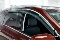 Audi Q7 2015–2026 Windabweiser mit Chromleisten (4 Stk, HIC) Foto 4