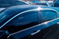 Honda Accord VIII 2008-2012 Windabweiser mit Chromleisten SD (4 Stk, HIC) Foto 2