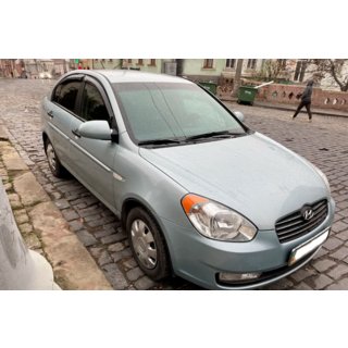 Windabweiser (4 Stk, HIC) Hyundai Accent 2006-2010 Foto 3