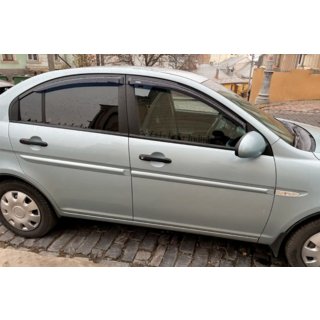 Windabweiser (4 Stk, HIC) Hyundai Accent 2006-2010 Foto 1
