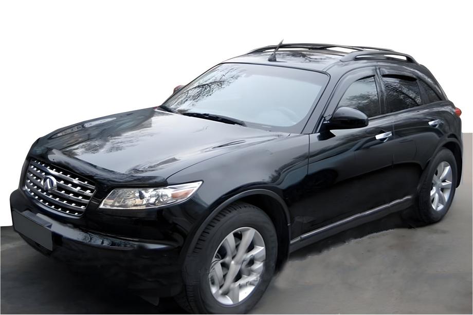 Infiniti FX 2003-2008 Windabweiser (4 Stk, HIC) Image
