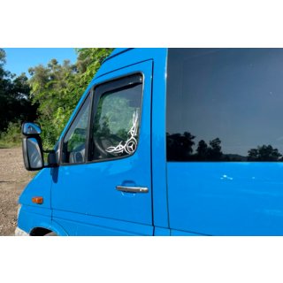 Windabweiser zum Einstecken (2 Stk, HIC) Mercedes Sprinter W901/902/903/904/905 1995–2006 Foto 3