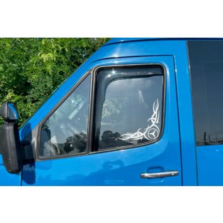 Windabweiser zum Einstecken (2 Stk, HIC) Mercedes Sprinter W901/902/903/904/905 1995–2006 Foto 2