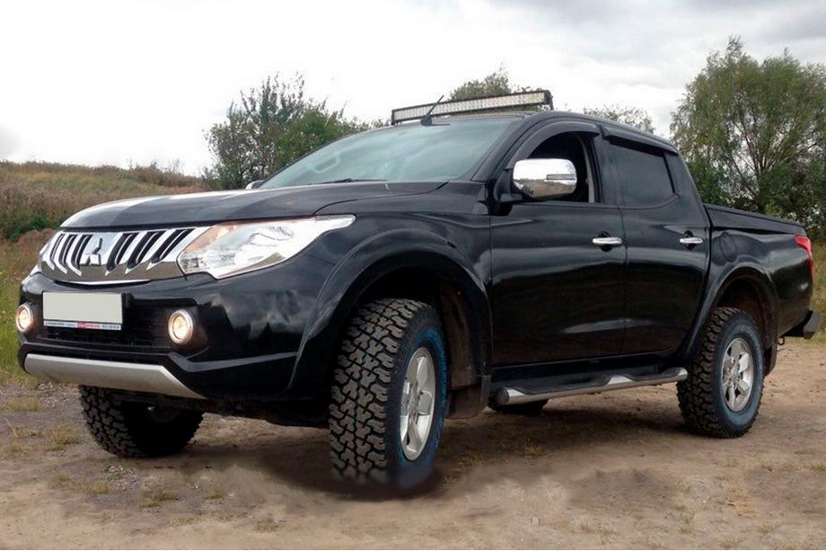 Mitsubishi L200 2015-2024 Windabweiser (4 Stk, HIC) Image