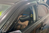 Mitsubishi Lancer X 2008- Windabweiser (4 Stk, HIC) Foto 5