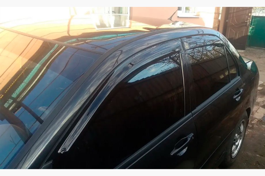 Mitsubishi Lancer 9 2004-2008 Windabweiser SD (4 Stk, HIC) Image