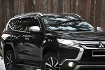 Mitsubishi Pajero Sport 2015- Windabweiser (4 Stk, HIC) Foto 7