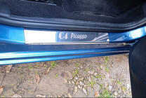 Citroen C-4 Picasso 2006-2013 Einstiegsleisten Carmos (4 Stk, Edelstahl) Foto 1