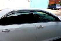 Toyota Camry 2011–2017 Windabweiser mit Chromleiste (2011-2017 EU / 2011-2014 USA, 4 Stk, HIC) Foto 7