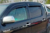 Toyota Hilux 2006-2015 Windabweiser (4 Stk, HIC) Foto 1