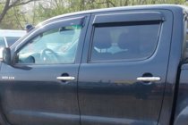 Toyota Hilux 2006-2015 Windabweiser (4 Stk, HIC) Foto 5