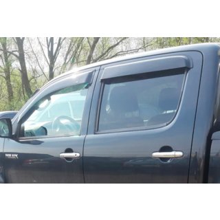 Windabweiser (4 Stk, HIC) Toyota Hilux 2006-2015 Foto 2