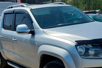 Volkswagen Amarok 2010-2022 Windabweiser (4 Stk, HIC) Foto 2