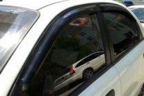 Daewoo Lanos 1998-2017 Windabweiser (4 Stk, HIC) Foto 12