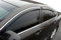 Ford Mondeo 2014-2022 Windabweiser mit Chromleisten (4 Stk, HIC) Foto 1