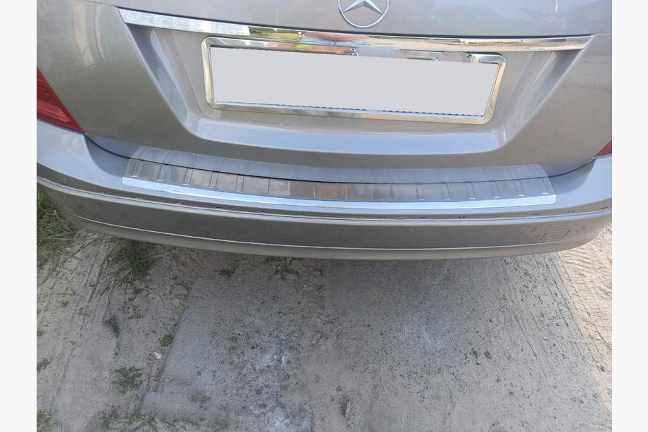 Mercedes C-class W204 2007-2015 Heckstoßstangenschutzleiste (SW, Glanz, Edelstahl) Image