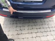 Mercedes E-class W212 2009-2016 Heckstoßstangenschutz Carmos (SW, Edelstahl) Foto 2