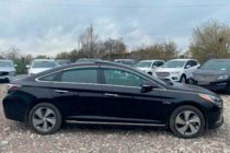 Hyundai Sonata LF 2014-2019 Windabweiser mit Chromleisten (4 Stk, HIC) Foto 1