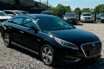 Hyundai Sonata LF 2014-2019 Windabweiser mit Chromleisten (4 Stk, HIC) Foto 4