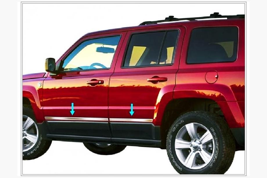 Jeep Cherokee/Liberty 2007-2013 Türleisten Edelstahl Image