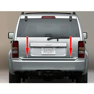 Kofferraumleiste Edelstahl Jeep Cherokee/Liberty 2007-2013 Foto 2