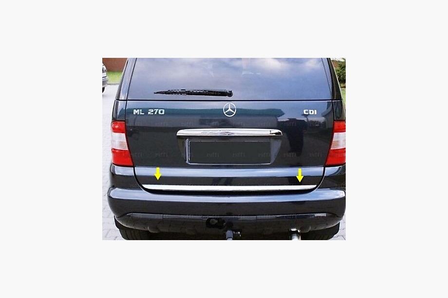 Mercedes ML W163 1997-2005 Kofferraumleiste Edelstahl Foto 2