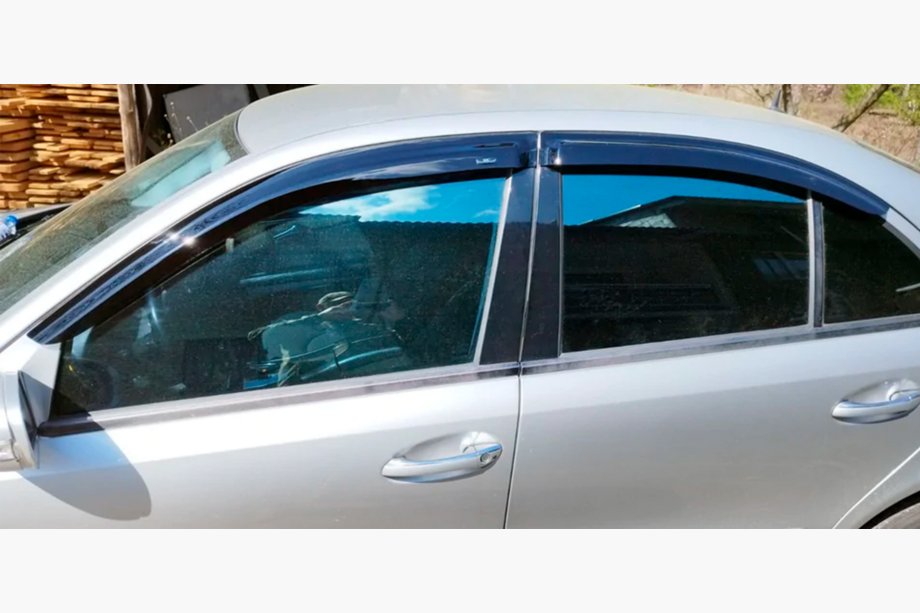 Mercedes E-class W211 2002-2009 Windabweiser SD (4 Stk, HIC) Foto 9