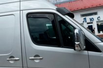 Mercedes Sprinter W906 2006–2018 Windabweiser zum Einstecken (2 Stk, HIC) Foto 3