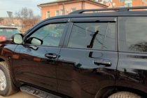 Toyota Land Cruiser Prado 150 2009-2023 Windabweiser 8 cm (4 Stk, HIC) Foto 6