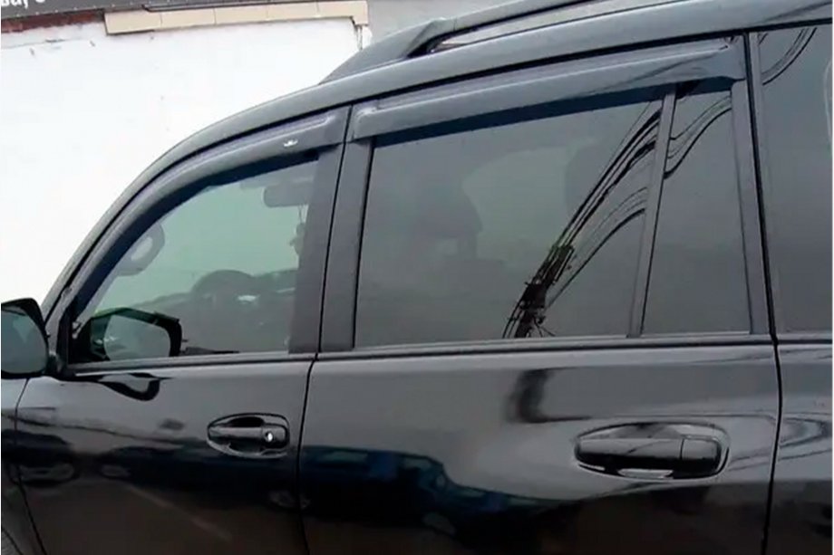 Toyota Land Cruiser Prado 150 2009-2023 Windabweiser 8 cm (4 Stk, HIC) Image