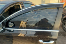 Volkswagen Passat B6 2006-2012 Windabweiser mit Chromleisten SW (4 Stk, HIC) Foto 2