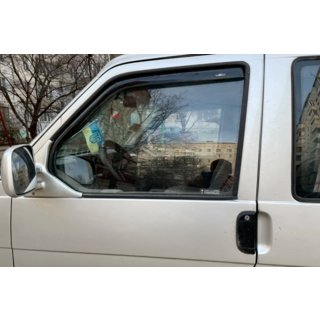 Windabweiser zum Einstecken (2 Stk, HIC) Volkswagen T4 Caravelle/Multivan 1990–2003 Foto 2
