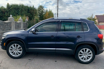Volkswagen Tiguan 2007-2016 Windabweiser mit Chromleisten (4 Stk, HIC) Foto 2