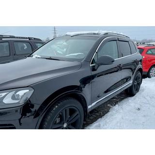 Windabweiser mit Chromleisten (4 Stk, HIC) Volkswagen Touareg 2010-2018 Foto 1