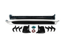 Lexus LX570/450d 2008-2022 Seitenschweller mit LED (Design Lexus 2012-2016) Schwarz Foto 5